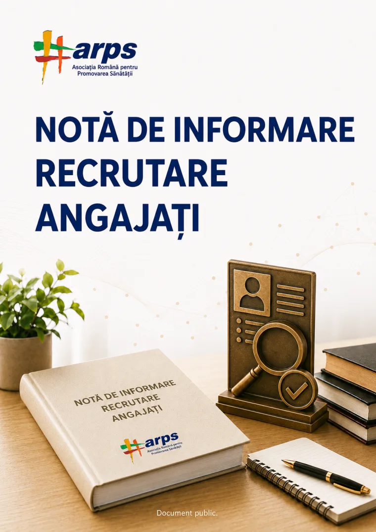 Notă de informare recrutare angajați