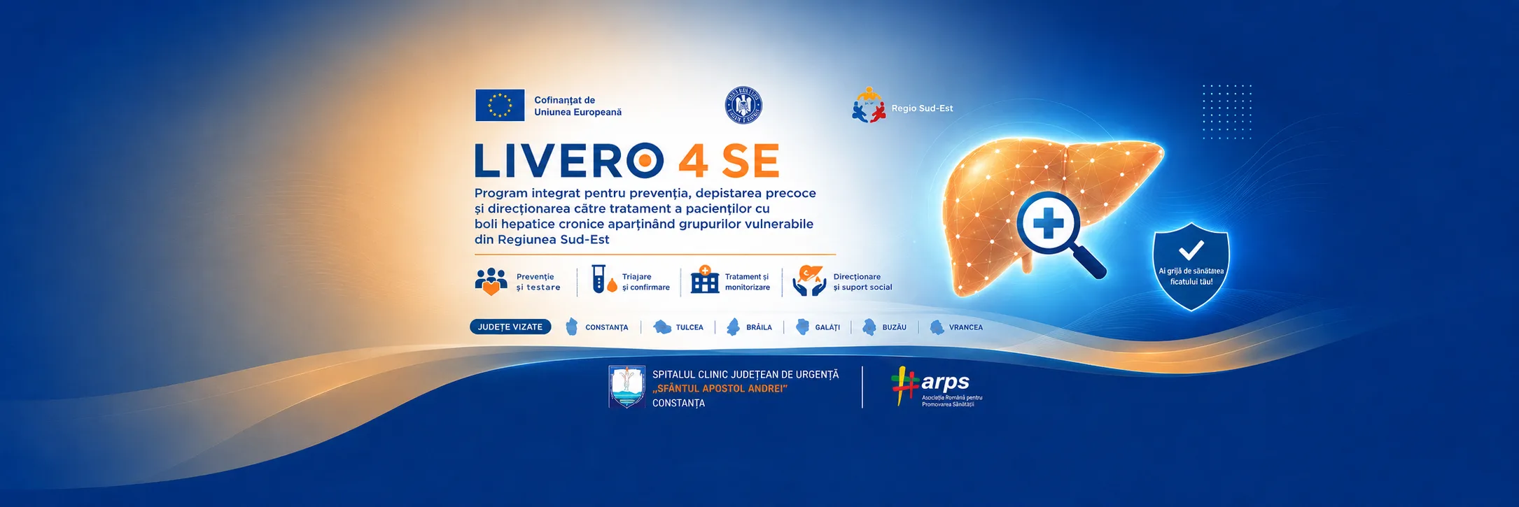 LIVERO 4 SE – Prevenția și depistarea precoce a bolilor hepatice cronice în Regiunea Sud-Est