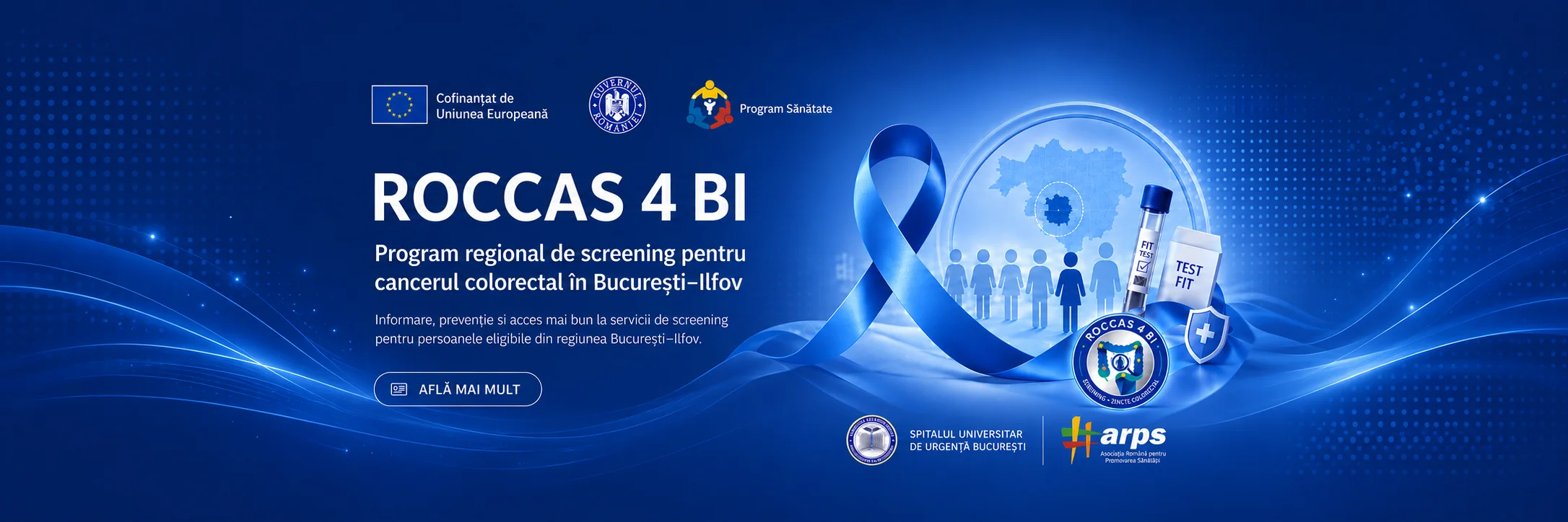 ROCCAS 4 BI – Prevenția și depistarea precoce a cancerului colorectal în regiunea București-Ilfov