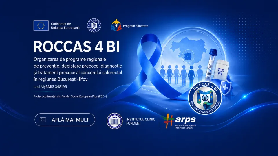 ROCCAS 4 BI – Prevenția și depistarea precoce a cancerului colorectal în regiunea București-Ilfov