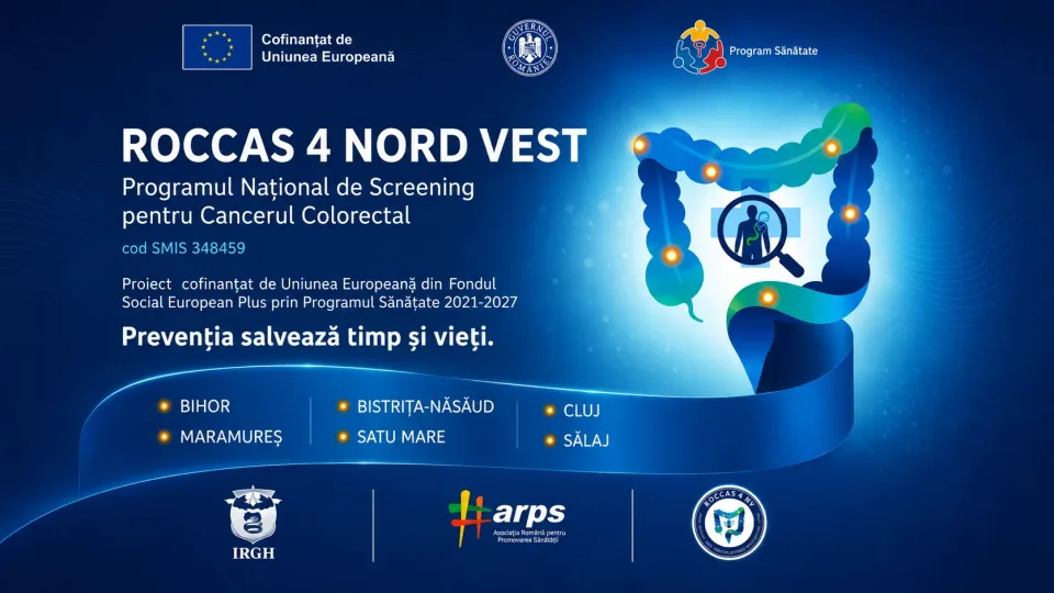 ROCCAS 4 NV – Prevenția și depistarea precoce a cancerului colorectal în regiunea Nord-Vest (etapa a II-a)