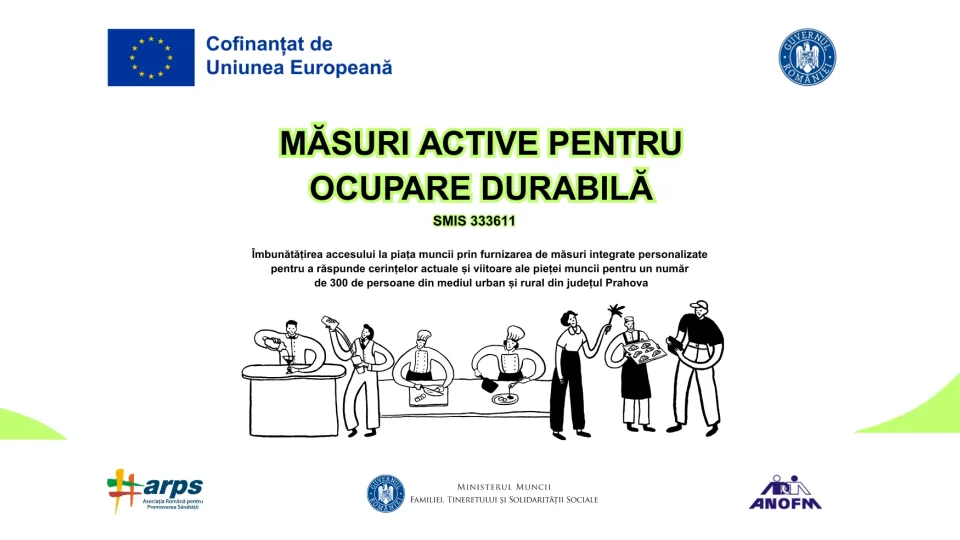 Măsuri active pentru ocupare durabilă