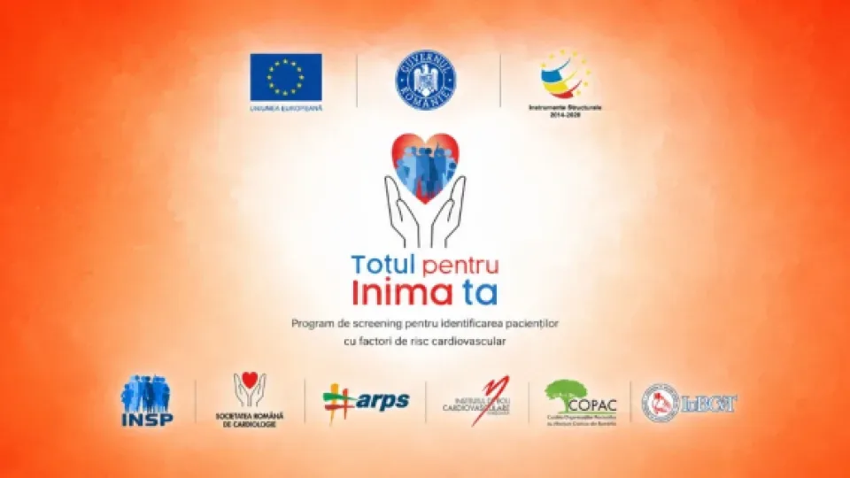 Totul pentru inima ta – Program de screening pentru identificarea pacienților cu factori de risc cardiovascular (cod SMIS: 137424)