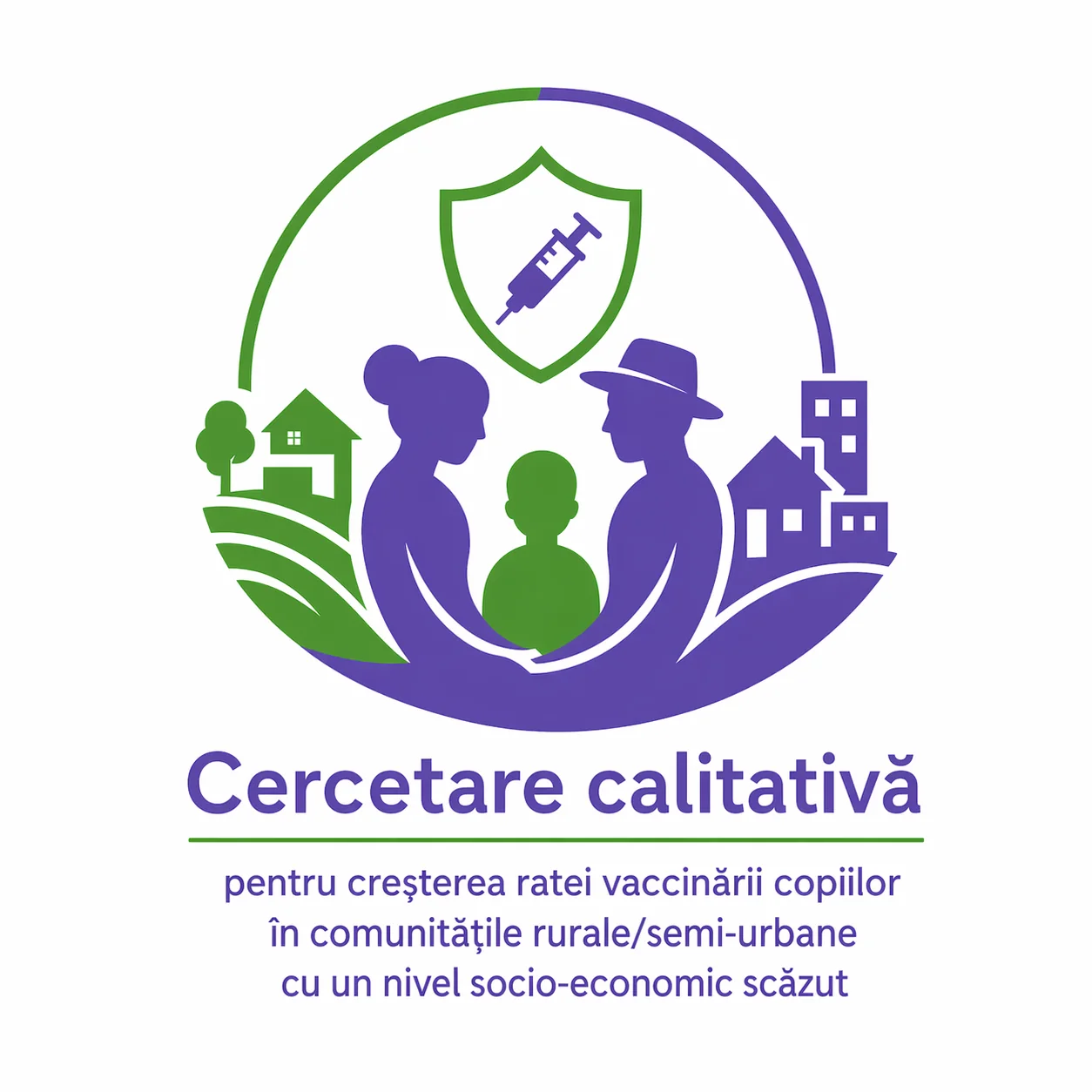 Cercetare calitativă pentru creșterea ratei vaccinării copiilor în comunitățile rurale/semi-urbane cu un nivel socio-economic scăzut